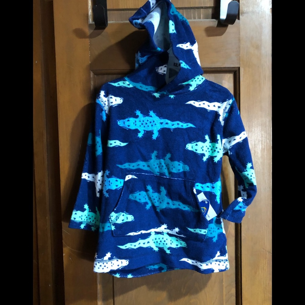 Toddler Boys Wave Zone Hooded Beach Coverup Summer Swim